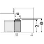 Hailo Einbaumülleimer der Marke Hailo