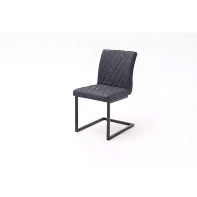 Preisvergleich für MCA furniture Freischwinger »Azul« (Set, 2 St), mit  Taschenfederkern, Stuhl bis 120 Kg belastbar, BxHxT 45x65x101 cm, in der  Farbe Grau, aus Material-mix, GTIN: 4027207172039 | Ladendirekt