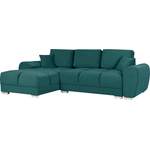 Ecksofa von INOSIGN, in der Farbe Blau, aus Spanplatte, andere Perspektive, Vorschaubild