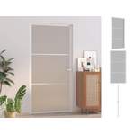 Tür von vidaXL, in der Farbe Weiss, aus Glas, andere Perspektive, Vorschaubild