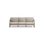 2/3-Sitzer Sofa von Kave Home, in der Farbe Beige, aus Metall, andere Perspektive, Vorschaubild