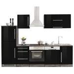 Küchenzeile von Kochstation, in der Farbe Schwarz, aus Hochglanz, Vorschaubild