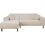 Ecksofa von home affaire, in der Farbe Beige, aus Holz, andere Perspektive, Vorschaubild