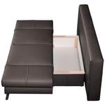 2/3-Sitzer Sofa von Novel, in der Farbe Braun, aus Leder, andere Perspektive, Vorschaubild