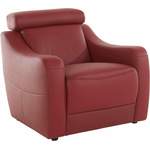 Loungesessel von exxpo - sofa fashion, in der Farbe Rot, aus Holzwerkstoff, andere Perspektive, Vorschaubild