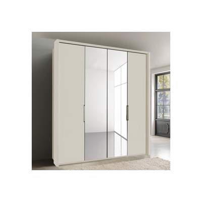 Preisvergleich für WIEMANN Kleiderschrank »Kansas« mit Spiegel, BxT 200x2  cm, in der Farbe Beige | Ladendirekt