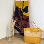 Saunatuch von Maisons du Monde, in der Farbe Braun, aus Baumwolle, andere Perspektive, Vorschaubild