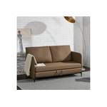 2/3-Sitzer Sofa von [EN.CASA], in der Farbe Braun, aus Metall, andere Perspektive, Vorschaubild