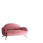 Sitzbank von JVmoebel, in der Farbe Rosa, aus Textil, andere Perspektive, Vorschaubild