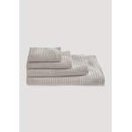Handtuch-Set von hessnatur, in der Farbe Grau, aus Baumwolle, Vorschaubild