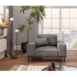 2/3-Sitzer Sofa von andas, in der Farbe Grau, andere Perspektive, Vorschaubild