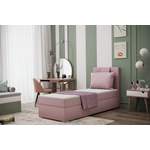 Boxspringbett von Friderik-EU, in der Farbe Rosa, aus Stoff, andere Perspektive, Vorschaubild