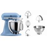Küchenmachine von KitchenAid, in der Farbe Blau, aus Velvet, andere Perspektive, Vorschaubild