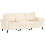 3-Sitzer-Sofa Creme der Marke vidaXL