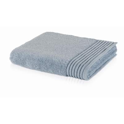 Preisvergleich für Möve Handtücher Uni Loft mit Chenillebiesen Silber  15x20, aus Baumwolle | Ladendirekt