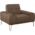 Loungesessel von exxpo - sofa fashion, in der Farbe Braun, aus Holzwerkstoff, andere Perspektive, Vorschaubild