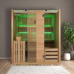 Sauna-Kabine von Home Deluxe, aus Sicherheitsglas, andere Perspektive, Vorschaubild