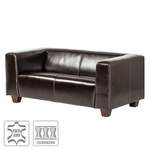 2/3-Sitzer Sofa von Maison Belfort, in der Farbe Braun, aus Kunstleder, andere Perspektive, Vorschaubild