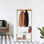 Garderobenständer von RELAXDAYS, in der Farbe Braun, aus Lackiert, andere Perspektive, Vorschaubild
