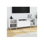 TV-Schrank von VIDAXL, in der Farbe Weiss, aus Holzwerkstoff, andere Perspektive, Vorschaubild