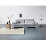 Bigsofa von home affaire, in der Farbe Grau, aus Cord, andere Perspektive, Vorschaubild