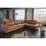 2/3-Sitzer Sofa von KAWOLA, in der Farbe Braun, aus Kunstleder, andere Perspektive, Vorschaubild