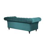 2/3-Sitzer Sofa von SOHO, in der Farbe Blau, aus Holzwerkstoff, andere Perspektive, Vorschaubild