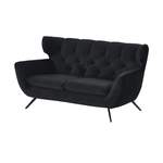 2/3-Sitzer Sofa, in der Farbe Schwarz, andere Perspektive, Vorschaubild