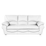 2/3-Sitzer Sofa von Modoform, in der Farbe Weiss, aus Kunstleder, andere Perspektive, Vorschaubild