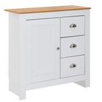 Sideboard von FineBuy, in der Farbe Weiss, aus Spanplatte, Vorschaubild