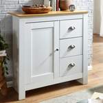 Sideboard von FineBuy, in der Farbe Weiss, aus Spanplatte, andere Perspektive, Vorschaubild