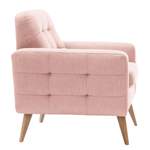 Loungesessel von Fredriks, in der Farbe Rosa, aus Massivholz, andere Perspektive, Vorschaubild