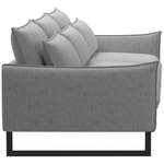 Sofagarnitur von Stylefy, in der Farbe Grau, aus Metall, andere Perspektive, Vorschaubild