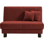 Schlafsofa von ell + ell, in der Farbe Rot, aus Flachgewebe, andere Perspektive, Vorschaubild