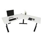 Schreibtisch von MCW, in der Farbe Schwarz, aus Faserplatte, Vorschaubild
