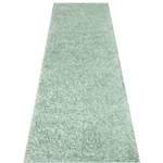 Hochflorteppich von Carpet City, in der Farbe Grün, andere Perspektive, Vorschaubild