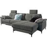 Ecksofa von 3C Carina, in der Farbe Grau, aus Polyester, andere Perspektive, Vorschaubild