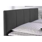 Boxspringbett von home affaire, in der Farbe Grau, aus Strukturstoff, andere Perspektive, Vorschaubild