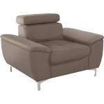 Loungesessel von exxpo - sofa fashion, in der Farbe Beige, aus Holzwerkstoff, andere Perspektive, Vorschaubild