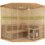 Sauna-Kabine von Home Deluxe, in der Farbe Beige, aus Sicherheitsglas, Vorschaubild