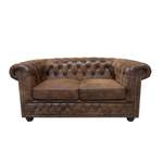 2/3-Sitzer Sofa von riess-ambiente, in der Farbe Braun, aus Kunstleder, Vorschaubild