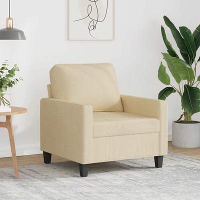 Preisvergleich für Sessel Creme 60 Cm Stoff, in der Farbe Beige