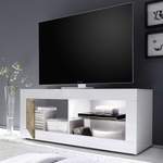 TV-Lowboard von Homedreams, in der Farbe Weiss, aus Spanplatte, andere Perspektive, Vorschaubild
