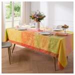 Tischdecke von Garnier Thiebaut, in der Farbe Orange, aus Baumwolle, andere Perspektive, Vorschaubild