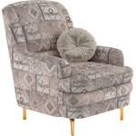 Loungesessel von sit&more, in der Farbe Beige, aus Jacquard, andere Perspektive, Vorschaubild