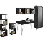Büromöbel-Set von Mäusbacher, in der Farbe Schwarz, aus Holzwerkstoff, Vorschaubild