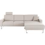 Ecksofa von PLACES OF STYLE, in der Farbe Grau, aus Strukturstoff, andere Perspektive, Vorschaubild