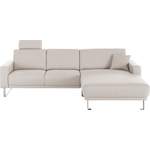 Ecksofa von PLACES OF STYLE, in der Farbe Grau, aus Strukturstoff, Vorschaubild