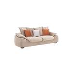 2/3-Sitzer Sofa von PASCAL MORABITO, in der Farbe Beige, aus Polyester, andere Perspektive, Vorschaubild