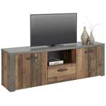 TV-Lowboard von Modern Living, in der Farbe Grau, aus Kunststoff, andere Perspektive, Vorschaubild